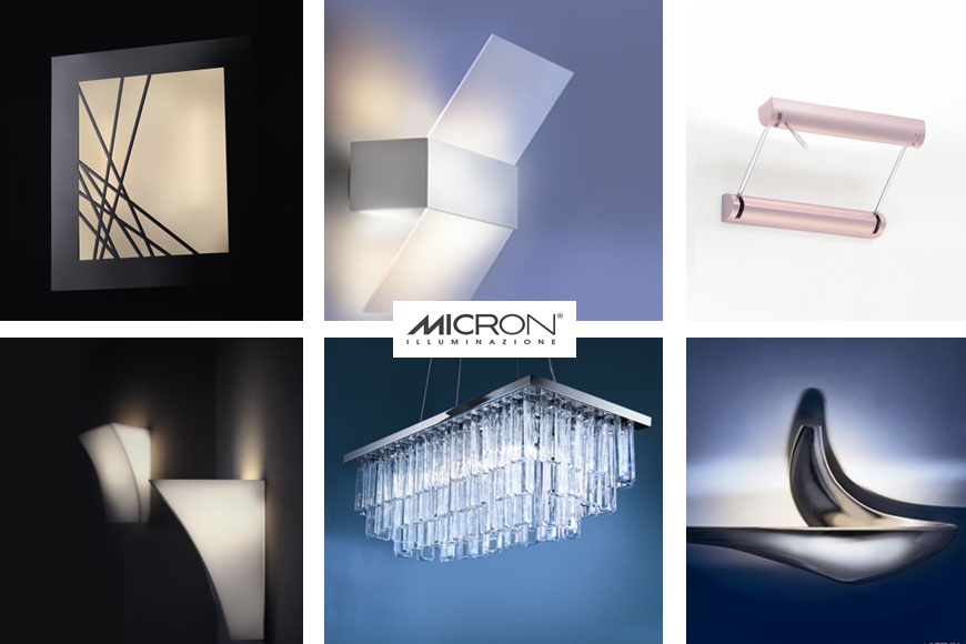 La nuova collezione di lampadari Micron 2010